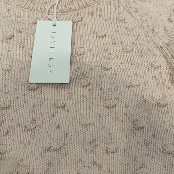Jamie Kay bubble sweater beige pink 2Y NWT - Picture 2 of 4